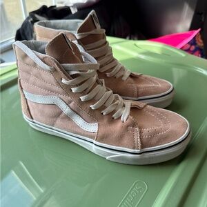 Pink high top vans m7/w8.5